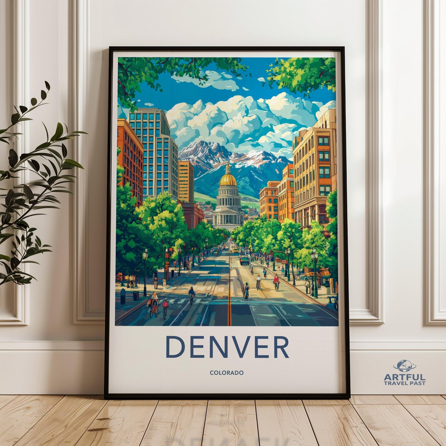 Denver Poster - Colorado Wall Art
