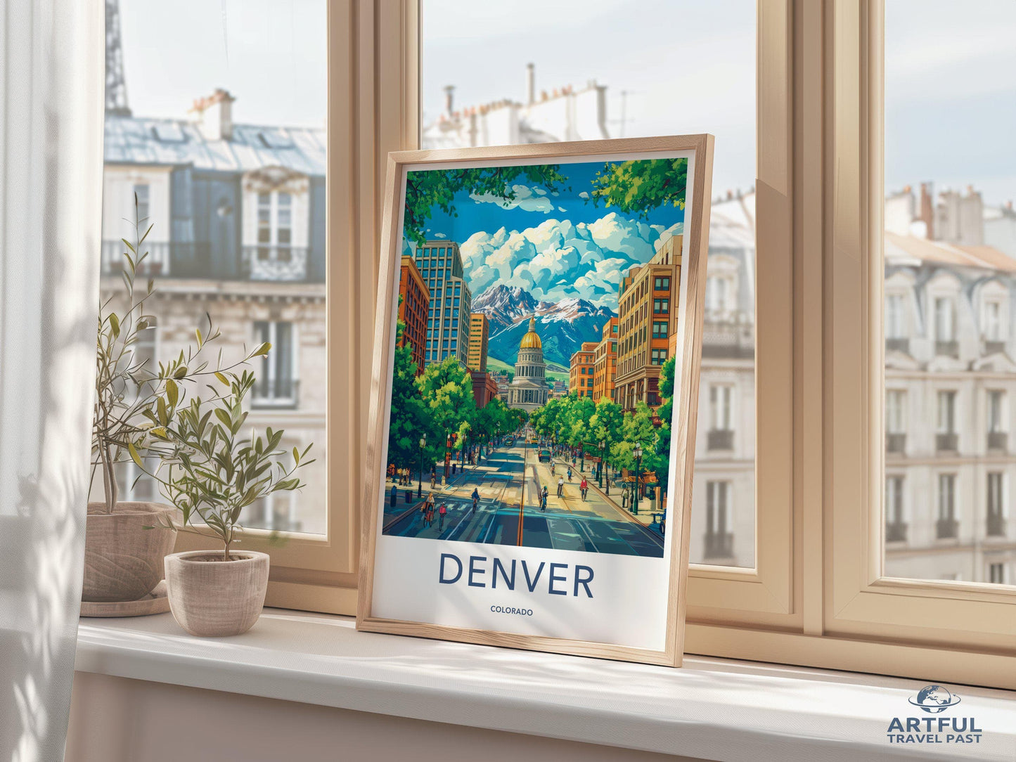 Denver Poster - Colorado Wall Art