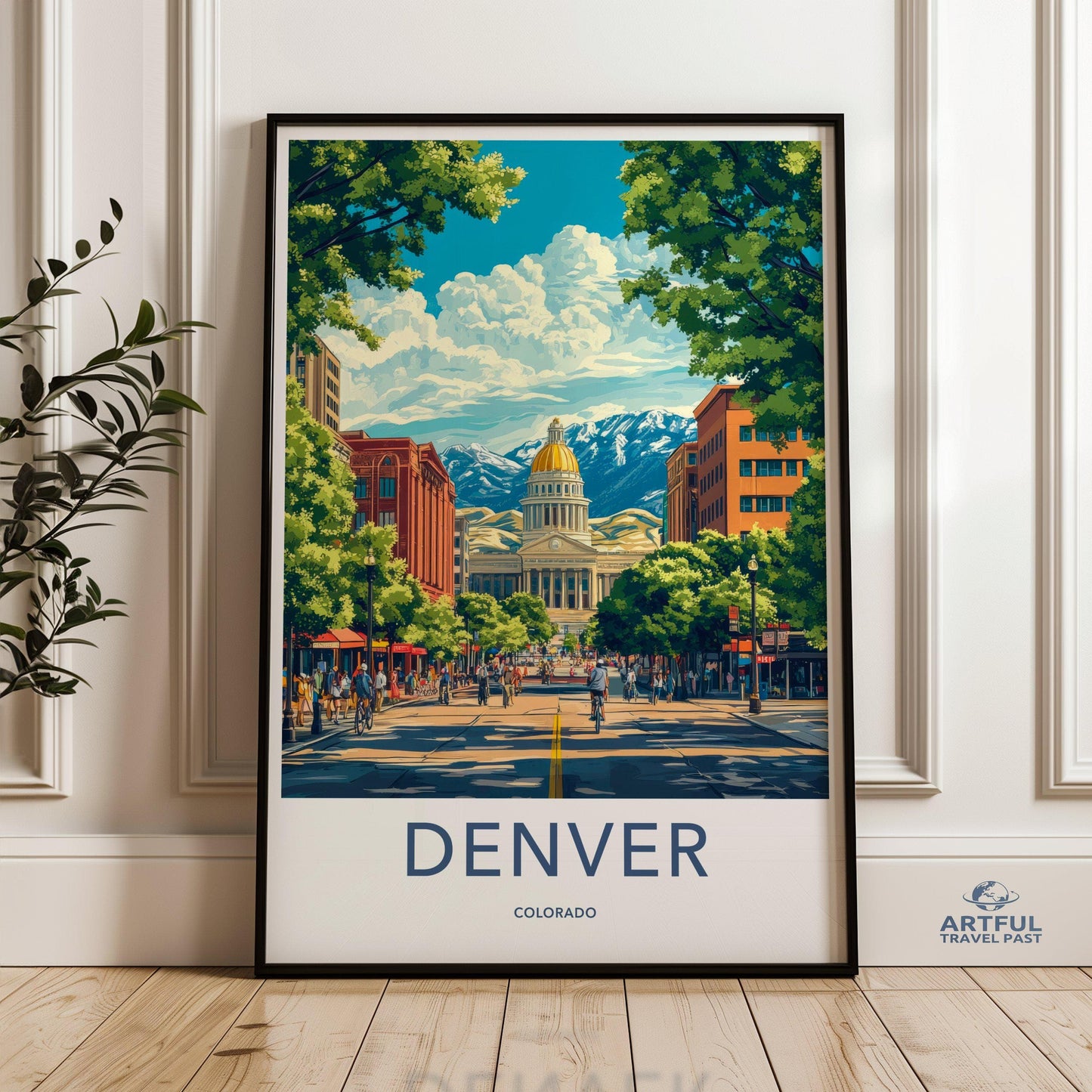 Denver Poster - Colorado Wall Art