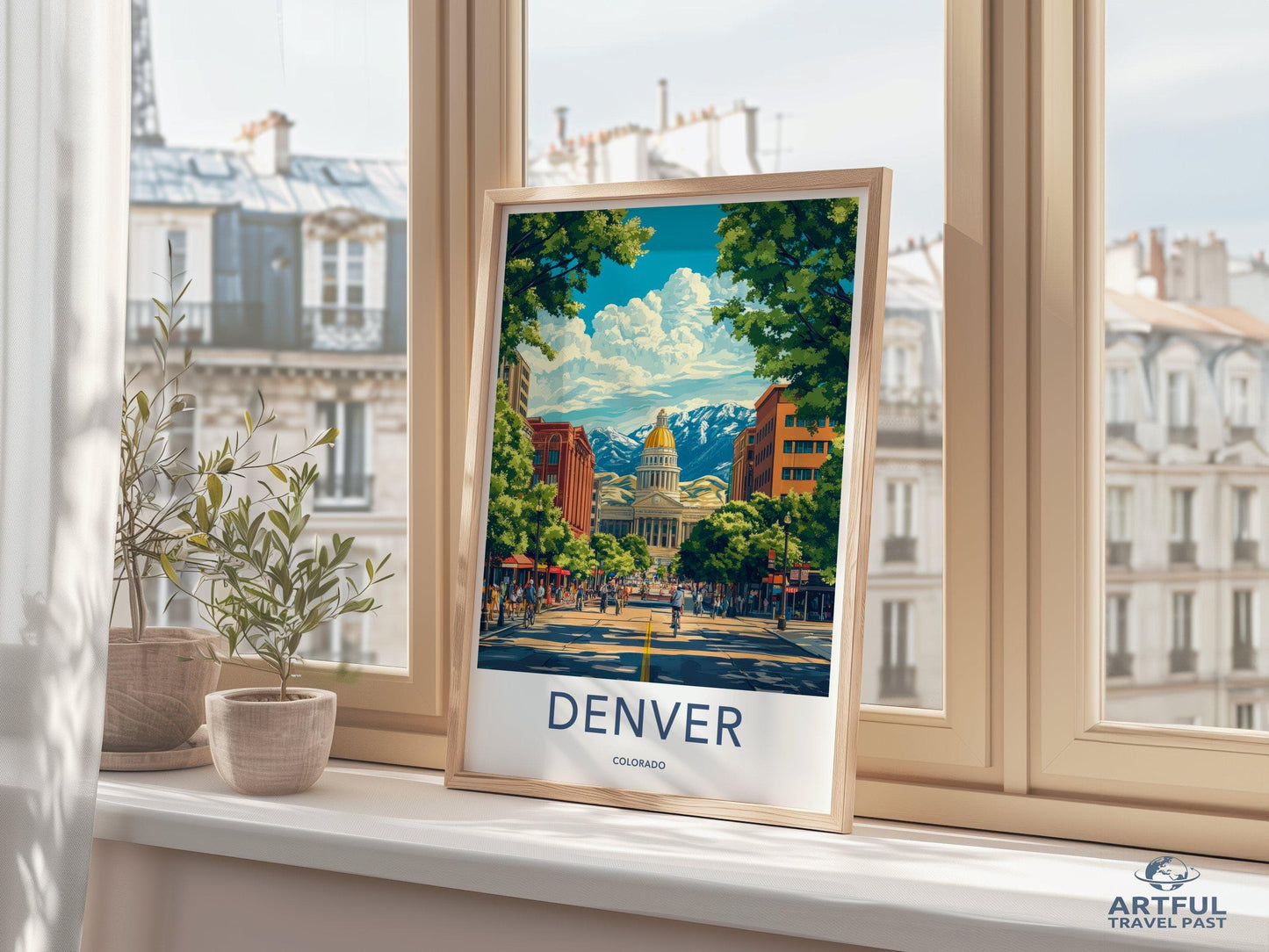 Denver Poster - Colorado Wall Art