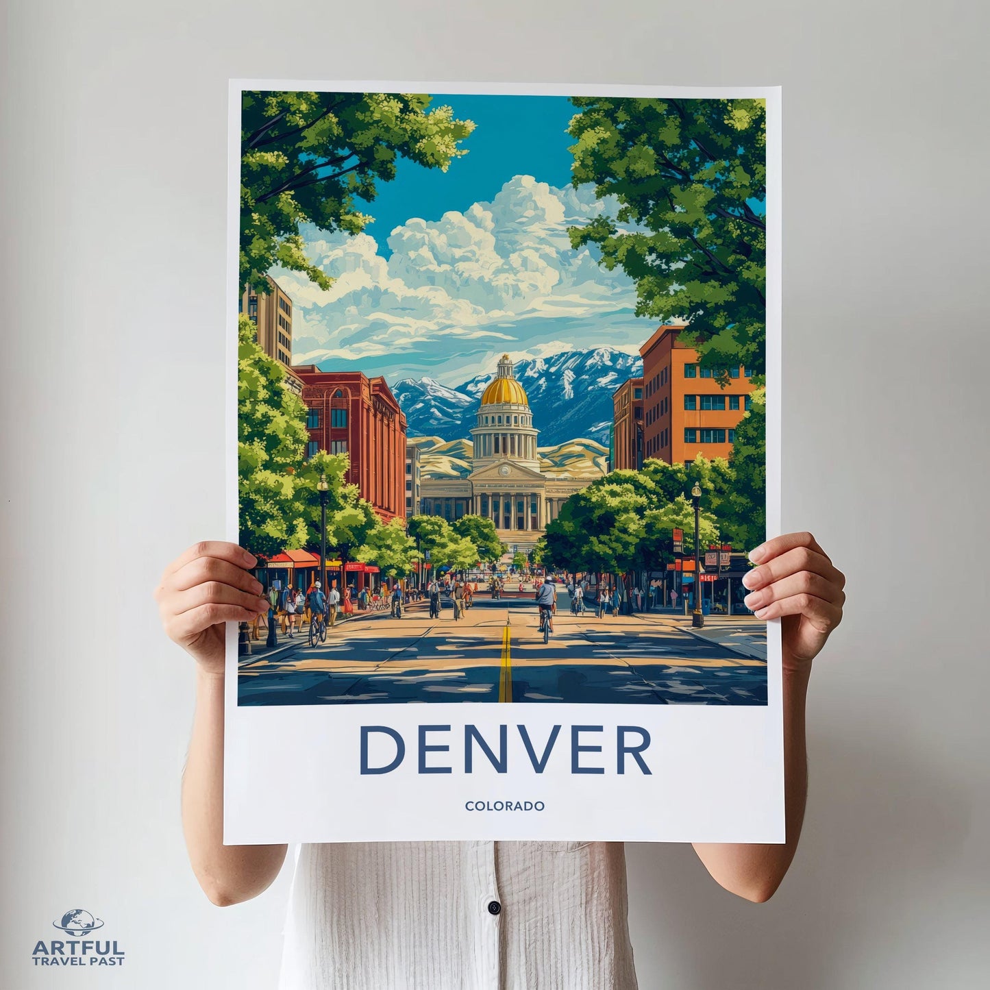 Denver Poster - Colorado Wall Art