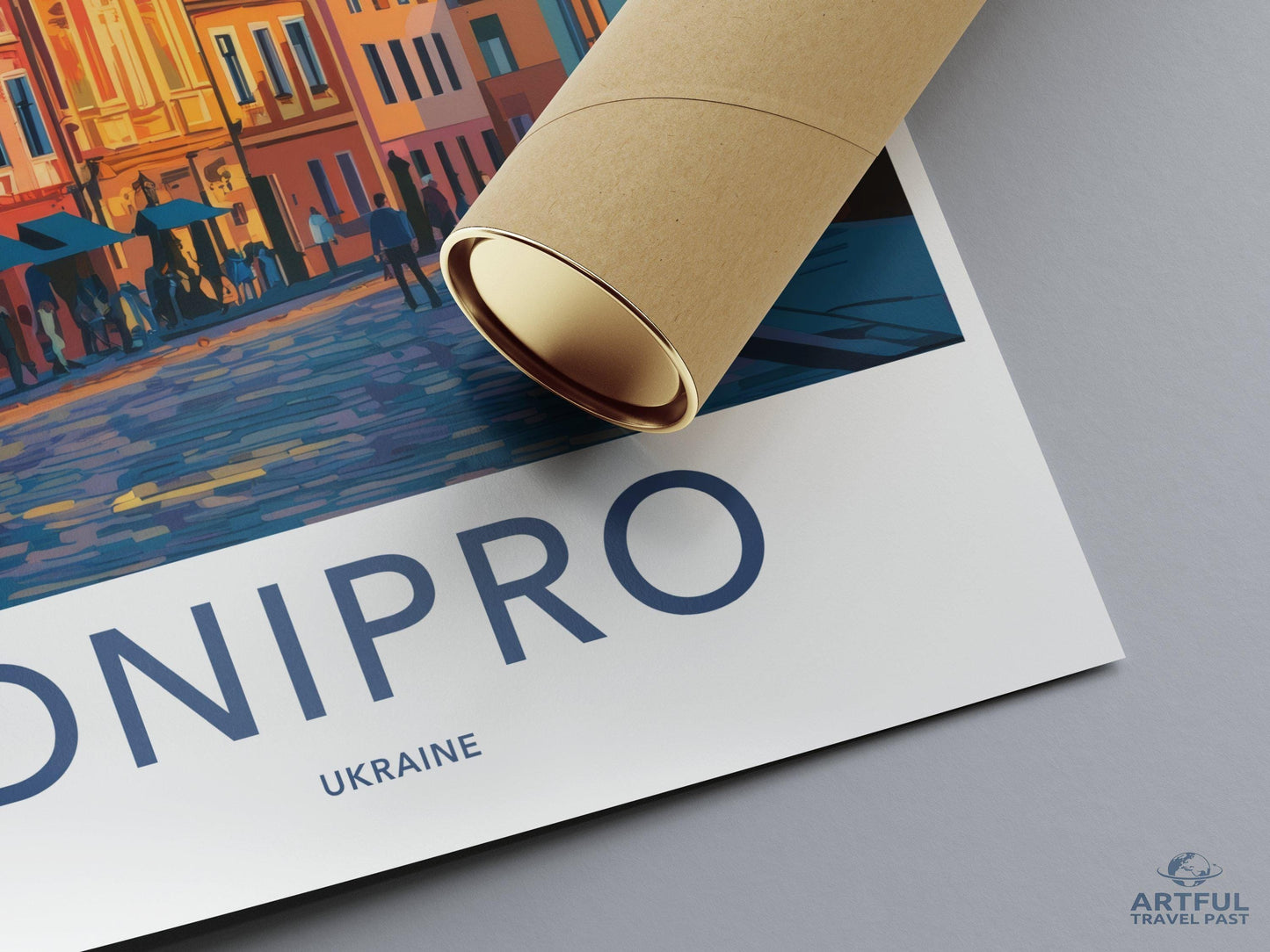 Dnipro Poster | Ukraine Wall Art | Europe Decor