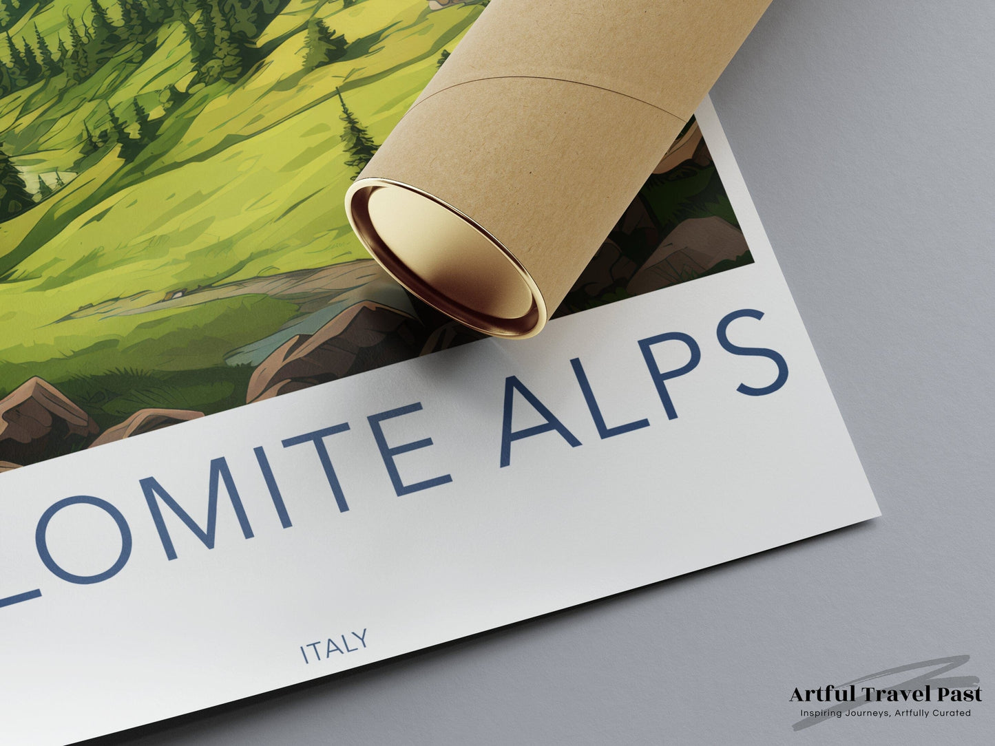Dolomite Alps Poster | Alpine Artwork | Italy Wall Art