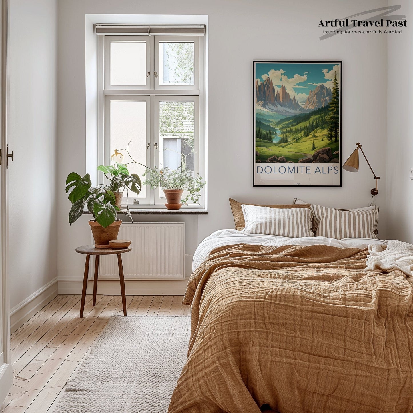 Dolomite Alps Poster | Alpine Artwork | Italy Wall Art