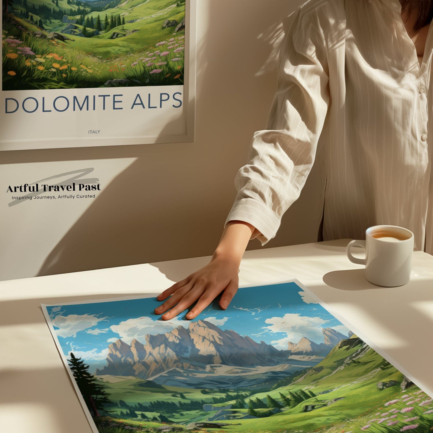 Dolomite Alps Poster | Italy Wall Art | Europe Decor