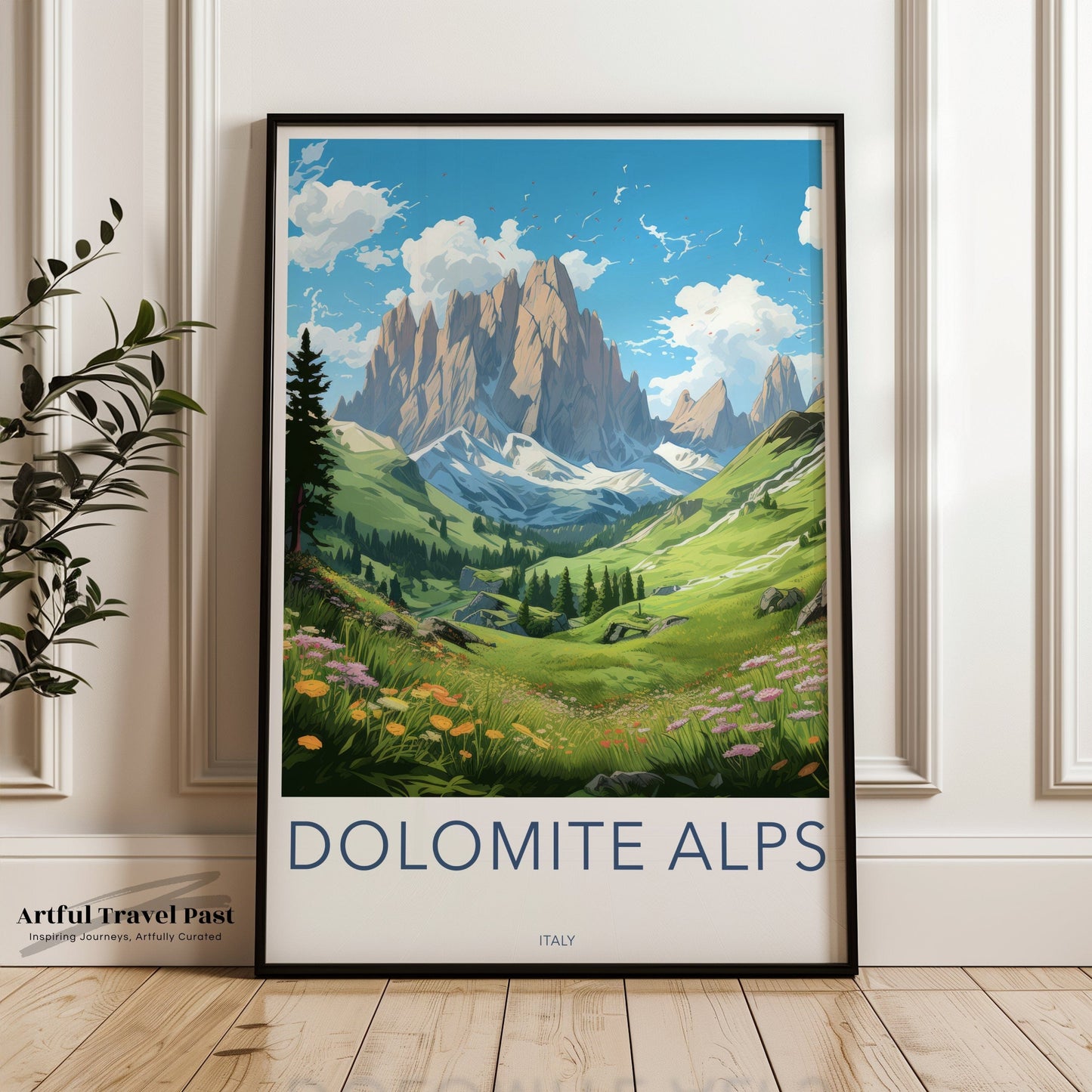 Dolomite Alps Poster | Italy Wall Art | Europe Decor