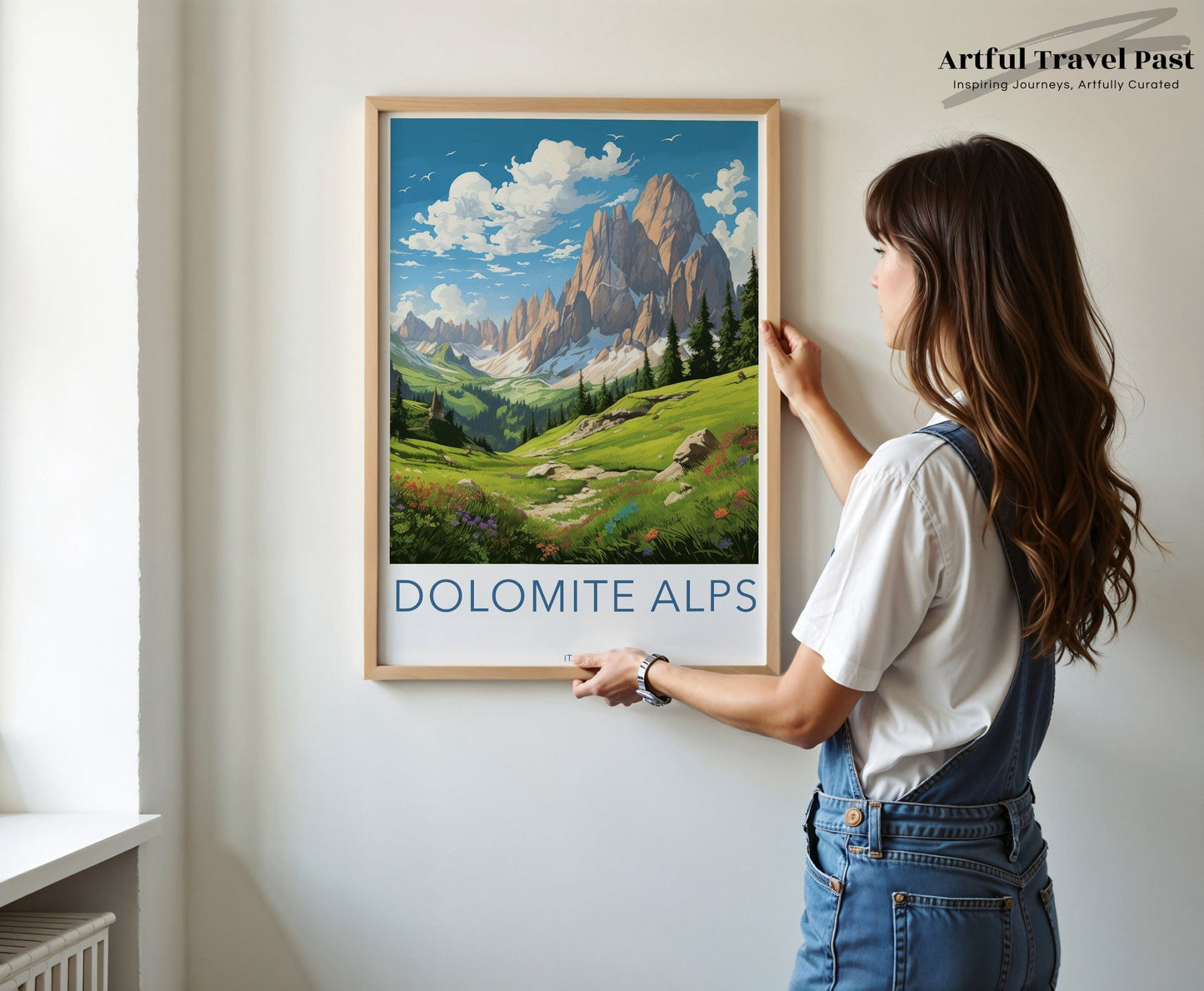 Dolomite Alps Poster | Italy Wall Art | Europe Decor