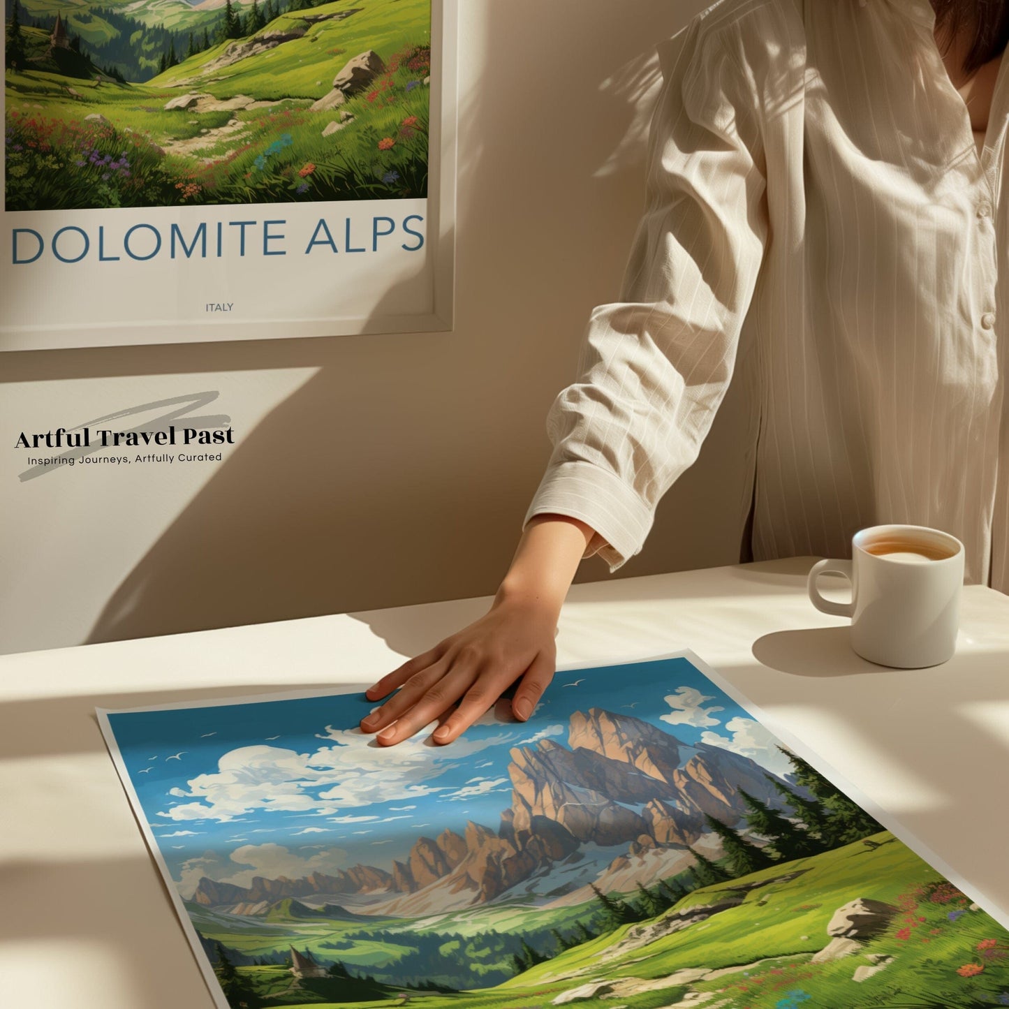 Dolomite Alps Poster | Italy Wall Art | Europe Decor