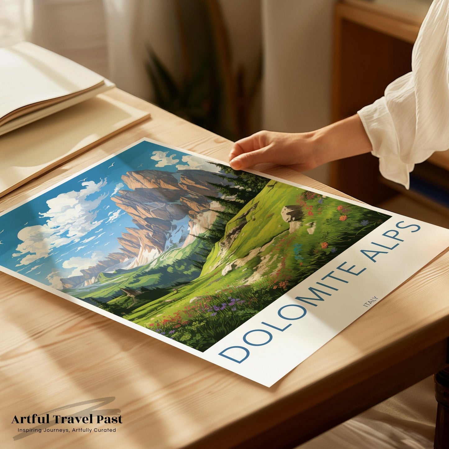 Dolomite Alps Poster | Italy Wall Art | Europe Decor