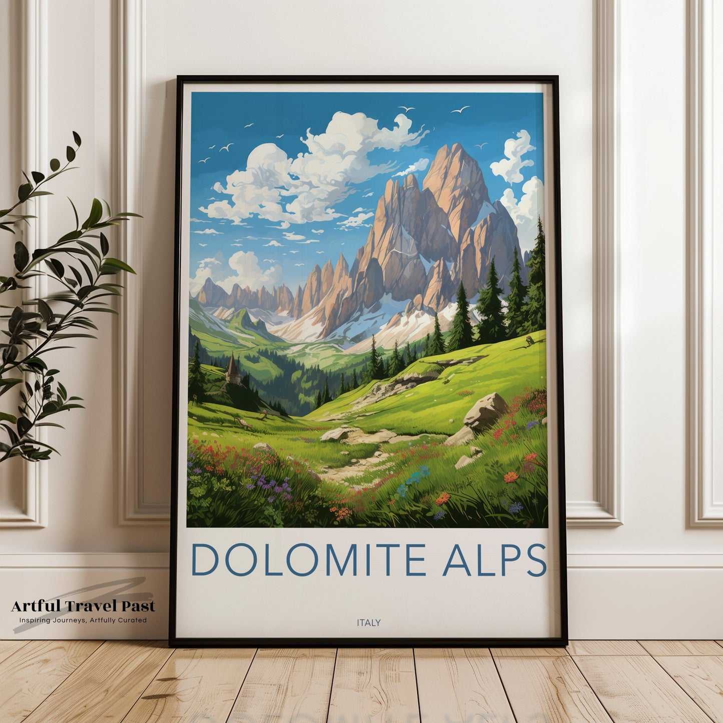 Dolomite Alps Poster | Italy Wall Art | Europe Decor