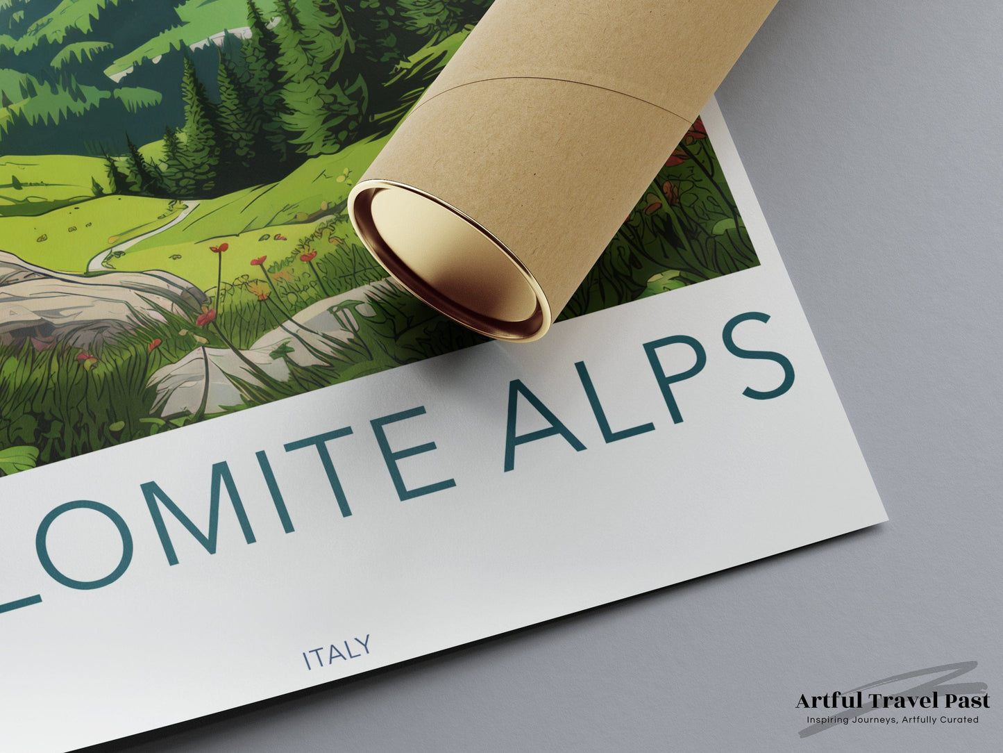 Dolomite Alps Poster | Italy Wall Art | Europe Decor