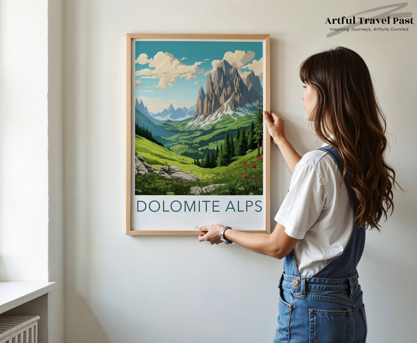 Dolomite Alps Poster | Italy Wall Art | Europe Decor