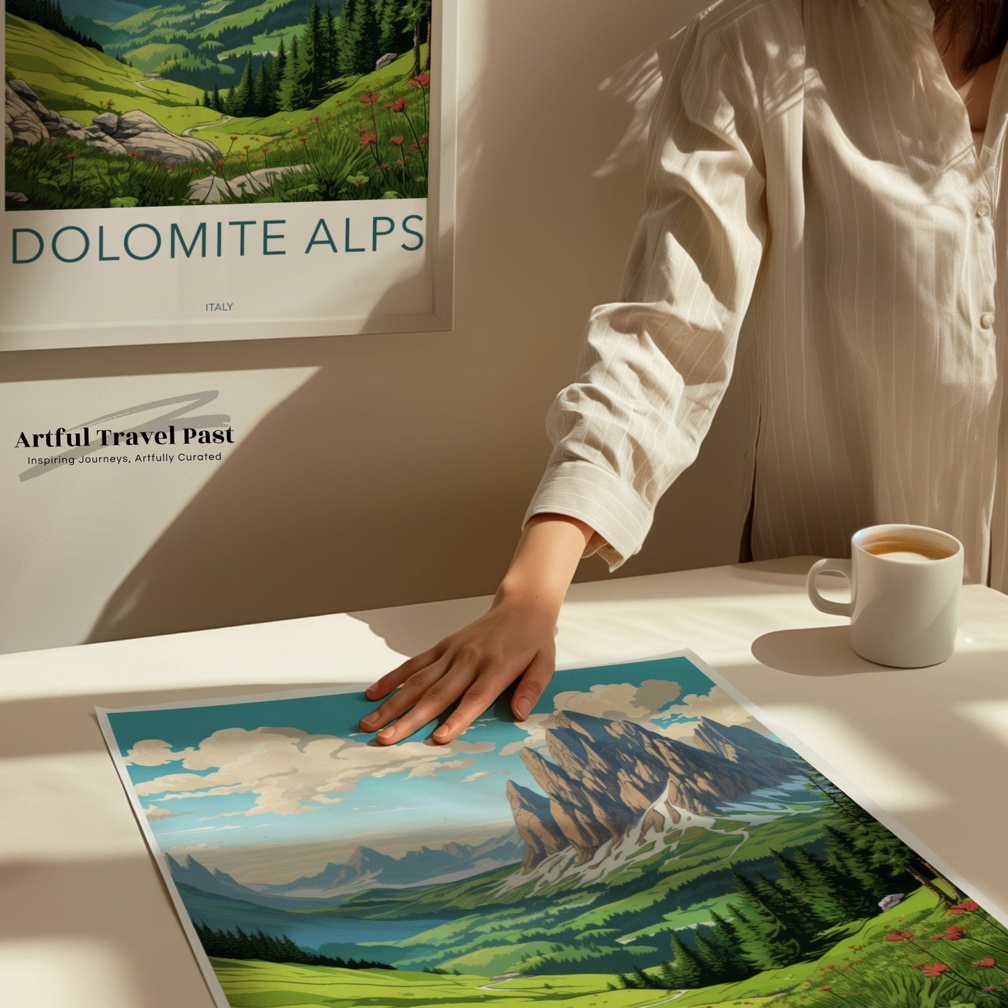 Dolomite Alps Poster | Italy Wall Art | Europe Decor
