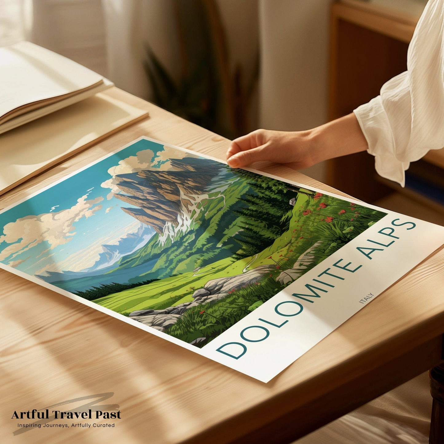 Dolomite Alps Poster | Italy Wall Art | Europe Decor