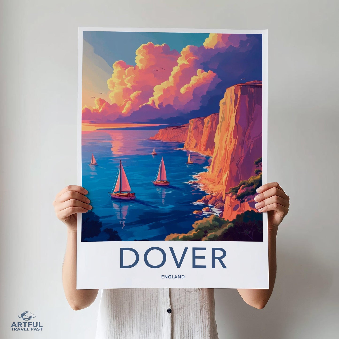 Dover Poster | England Wall Art | UK Decor