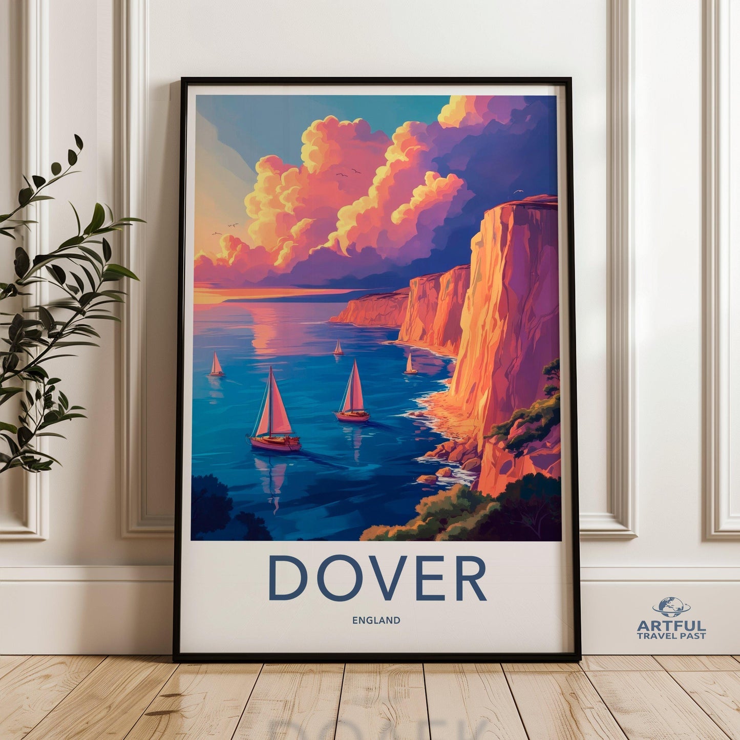 Dover Poster | England Wall Art | UK Decor