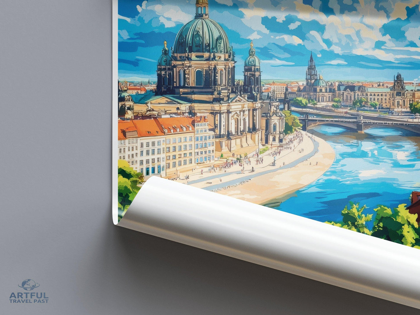 Dresden Poster | Germany Wall Art | Europe Decor