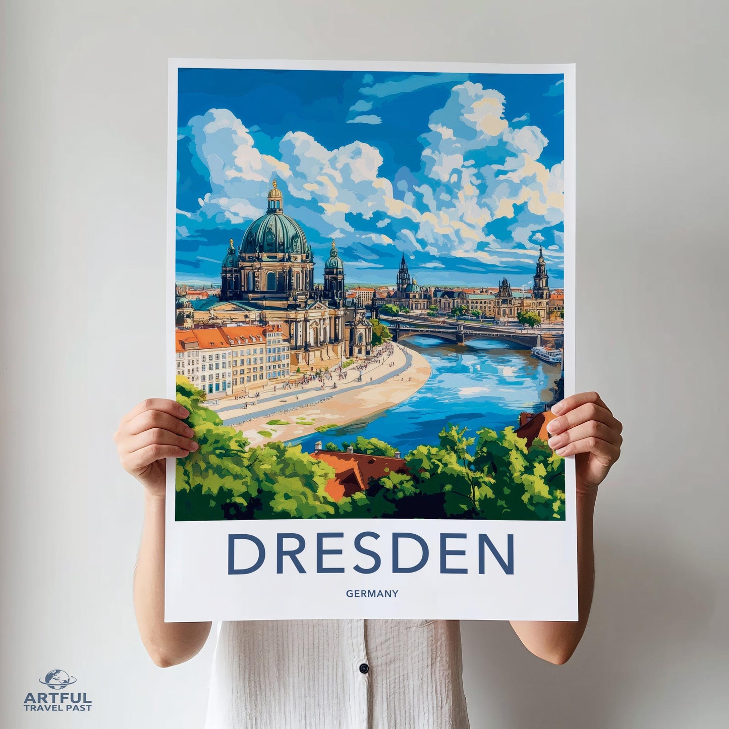 Dresden Poster | Germany Wall Art | Europe Decor