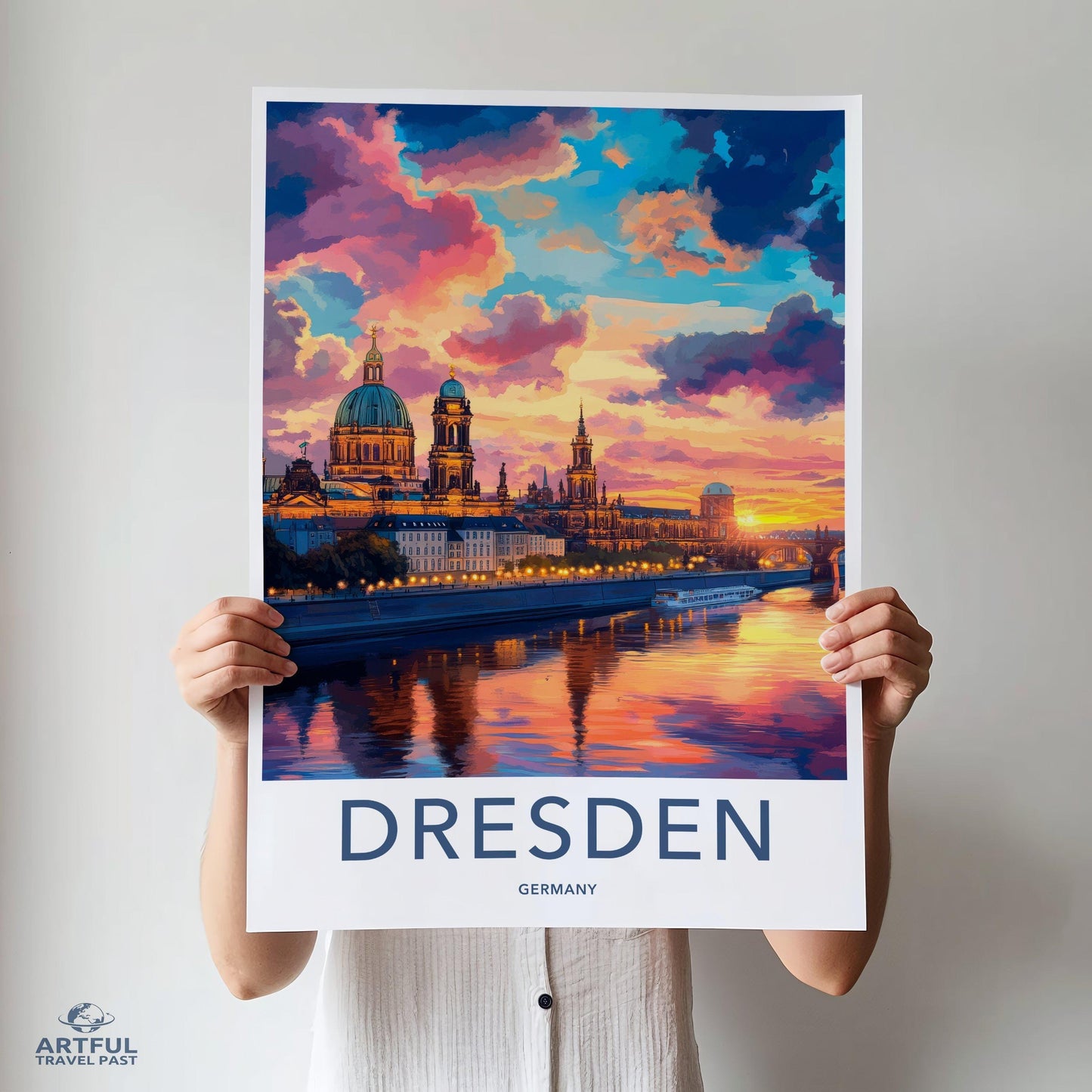 Dresden Poster | Germany Wall Art | Europe Decor