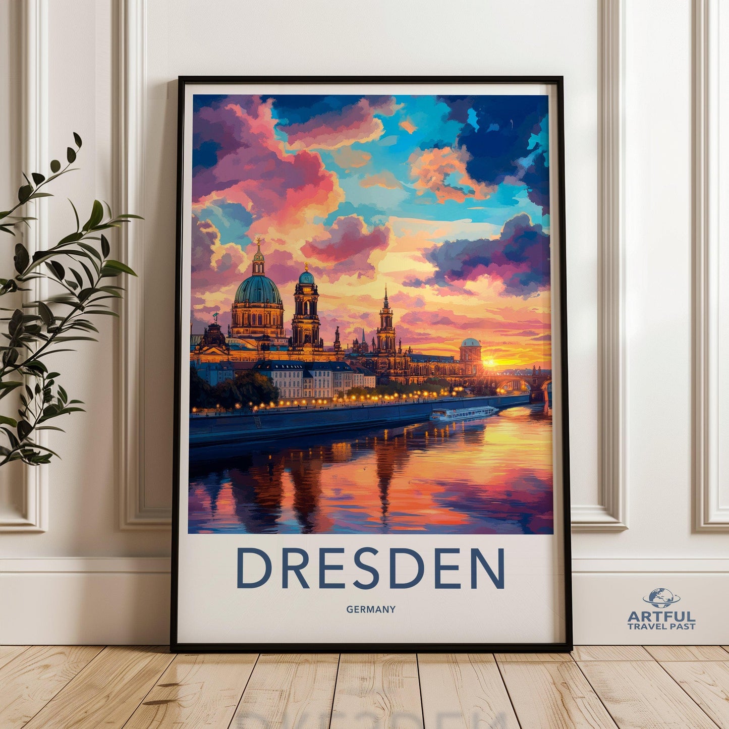 Dresden Poster | Germany Wall Art | Europe Decor
