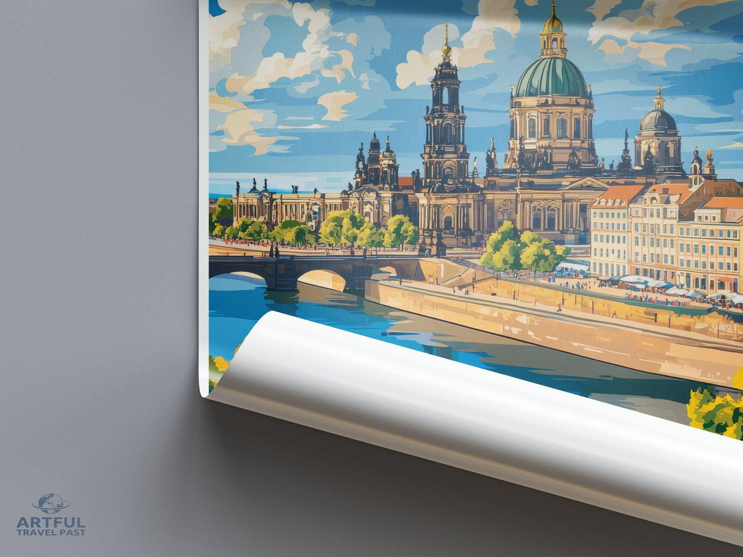 Dresden Poster | Germany Wall Art | Europe Decor