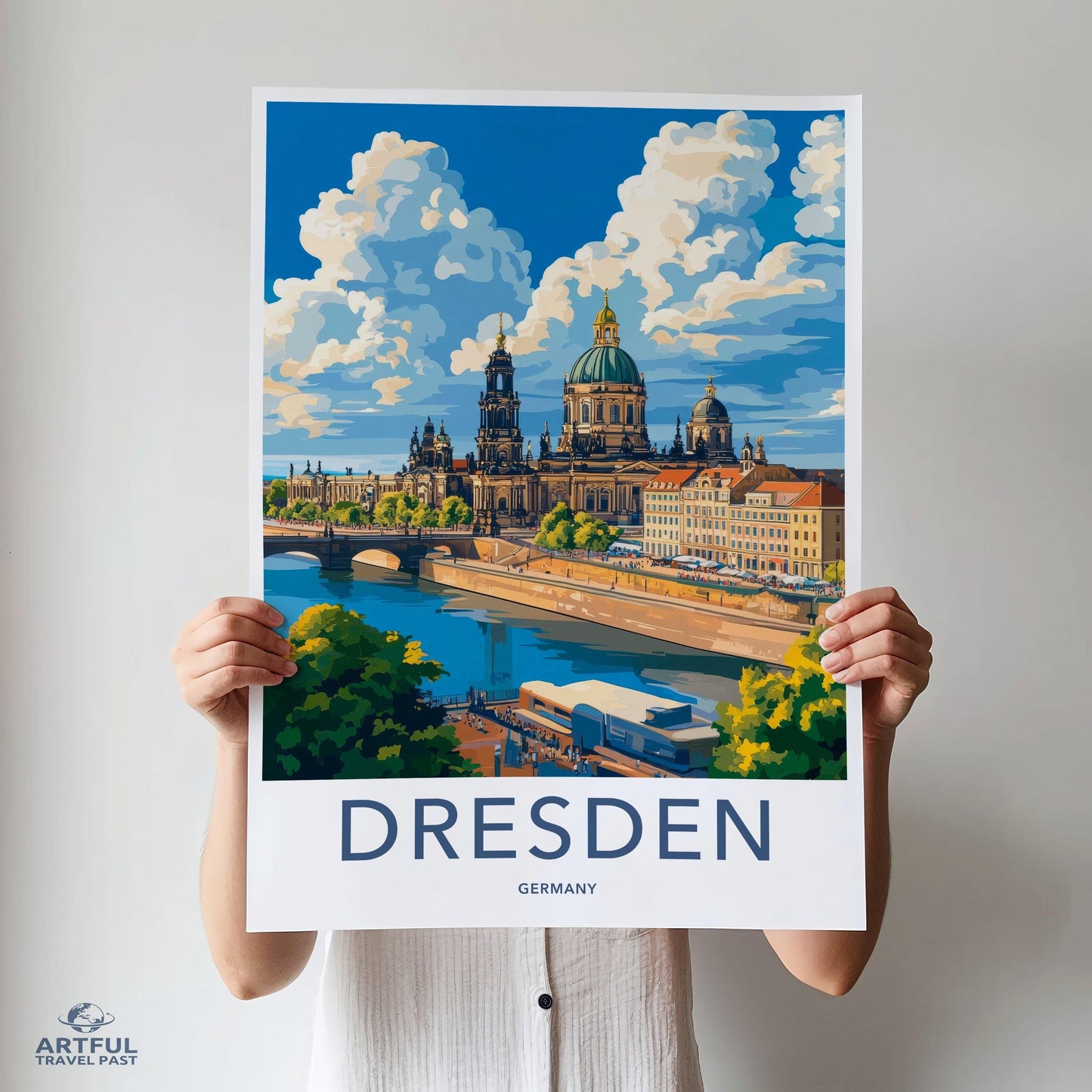 Dresden Poster | Germany Wall Art | Europe Decor