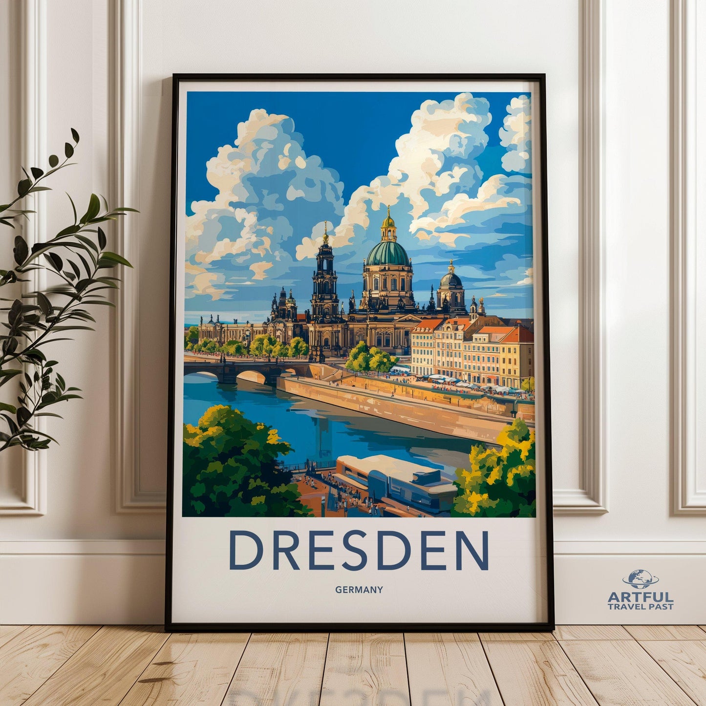 Dresden Poster | Germany Wall Art | Europe Decor