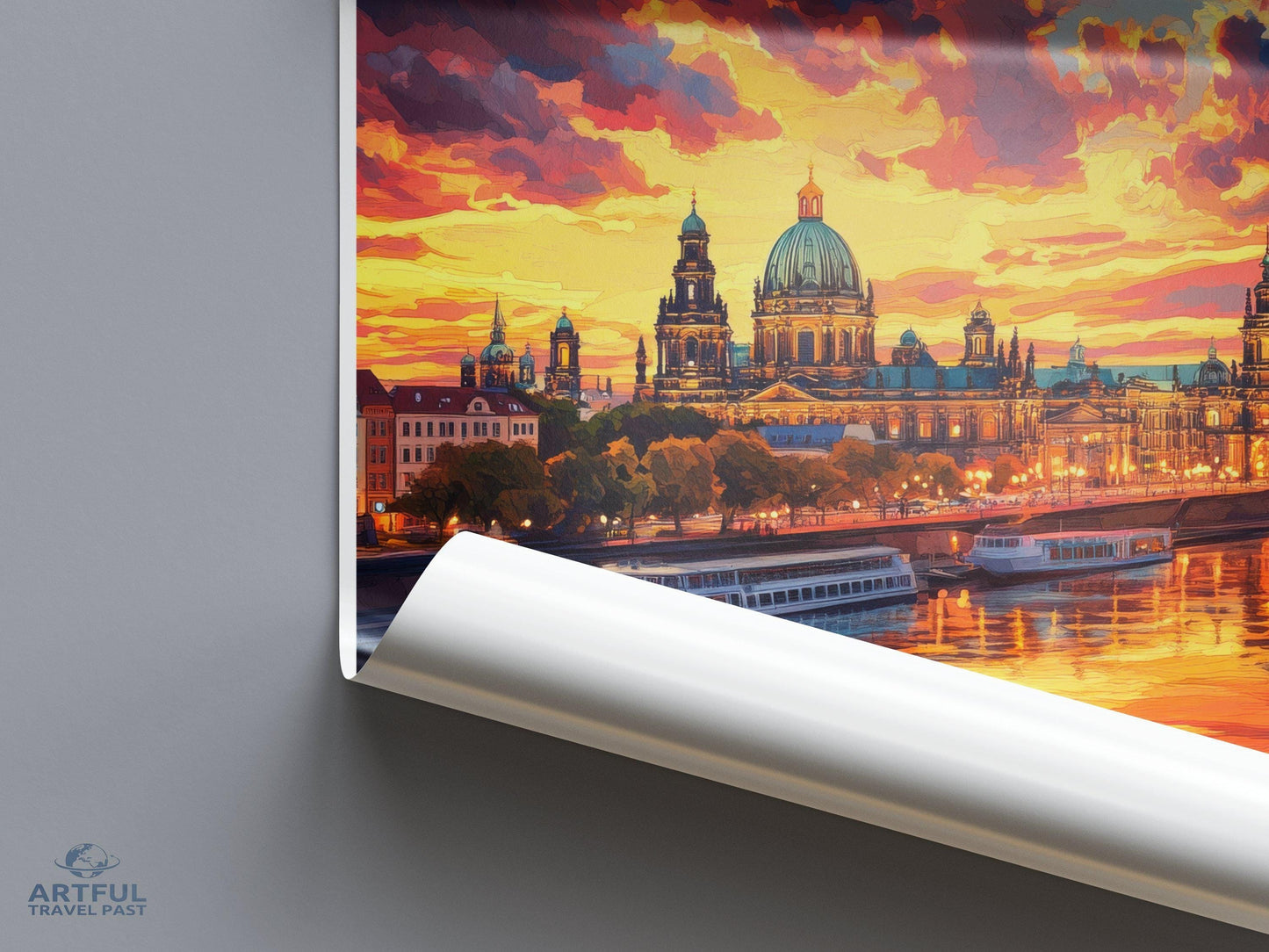 Dresden Poster | Germany Wall Art | Europe Decor