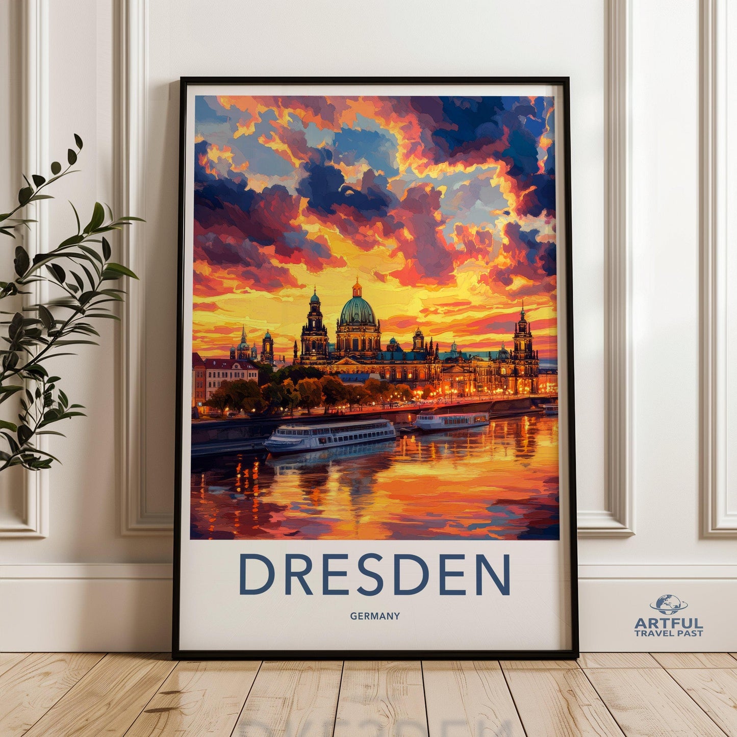 Dresden Poster | Germany Wall Art | Europe Decor
