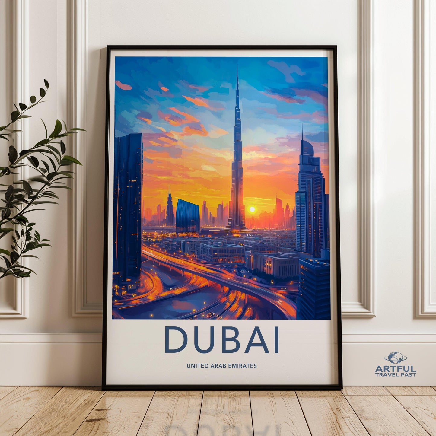 Dubai Poster - UAE Wall Art