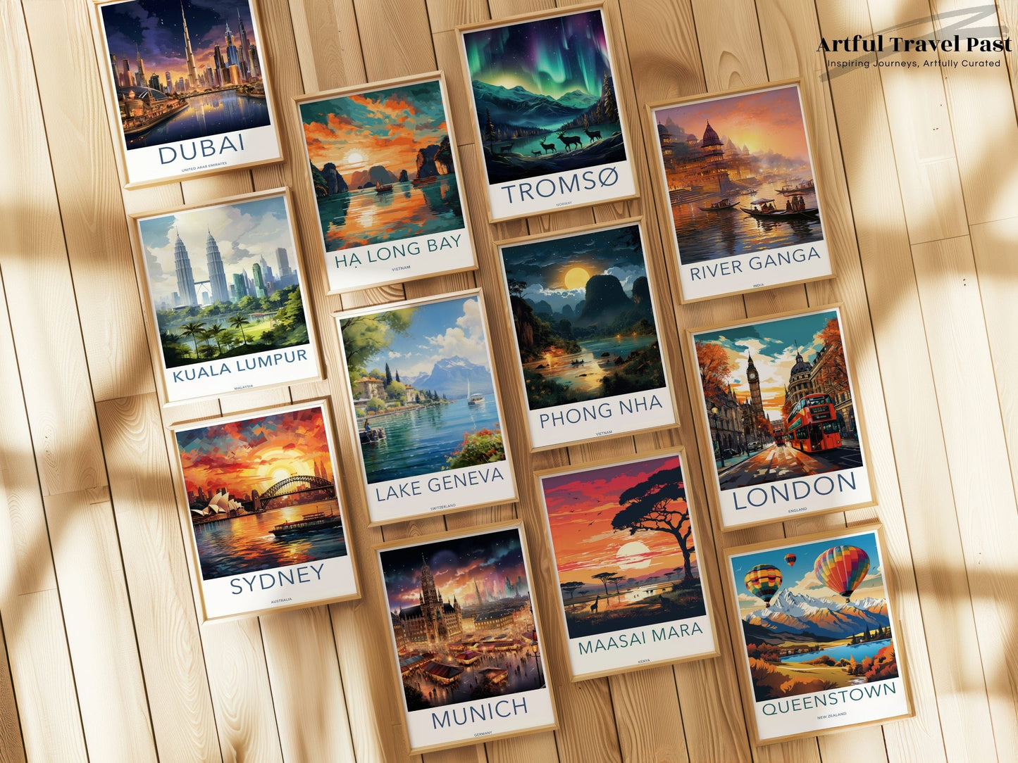 Dubai Poster | UAE Wall Art | Middle East Decor