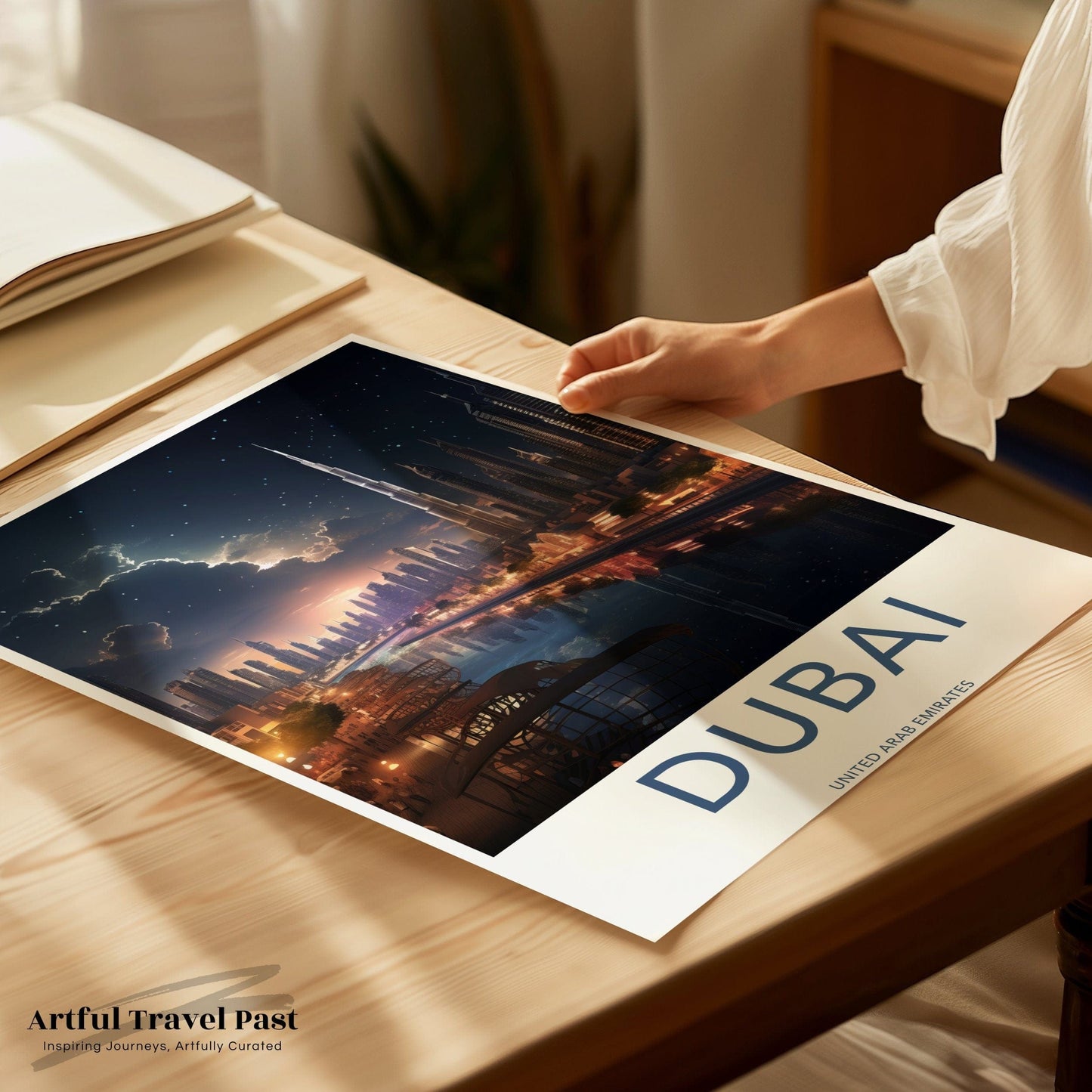 Dubai Poster | UAE Wall Art | Middle East Decor