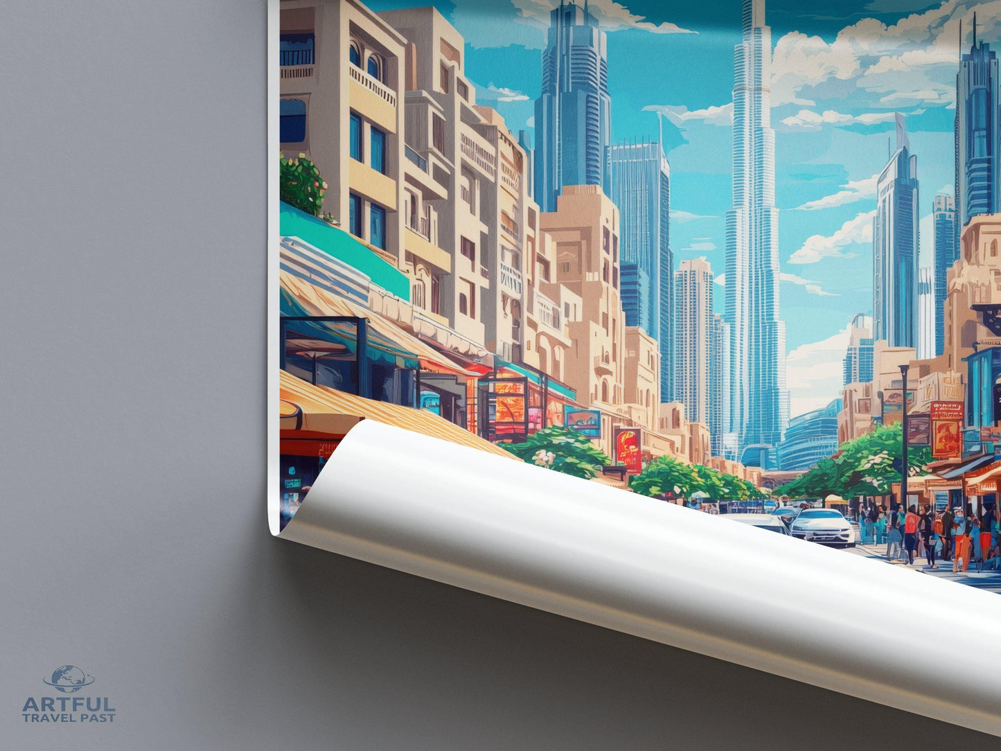 Dubai Poster | United Arab Emirates Wall Art