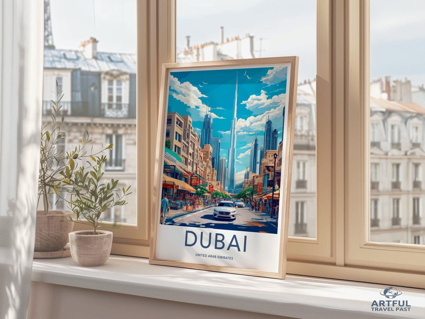 Dubai Poster | United Arab Emirates Wall Art