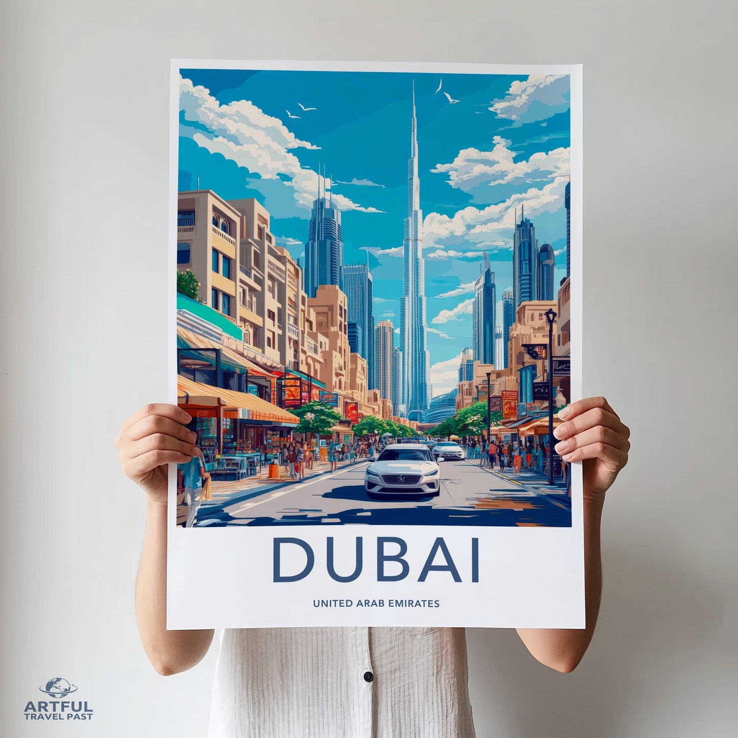 Dubai Poster | United Arab Emirates Wall Art