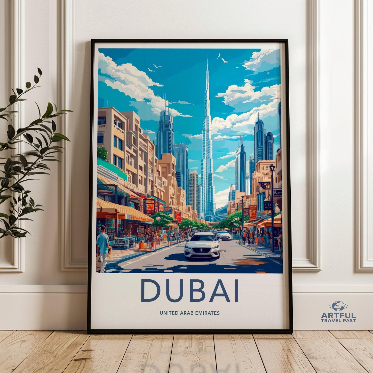 Dubai Poster | United Arab Emirates Wall Art