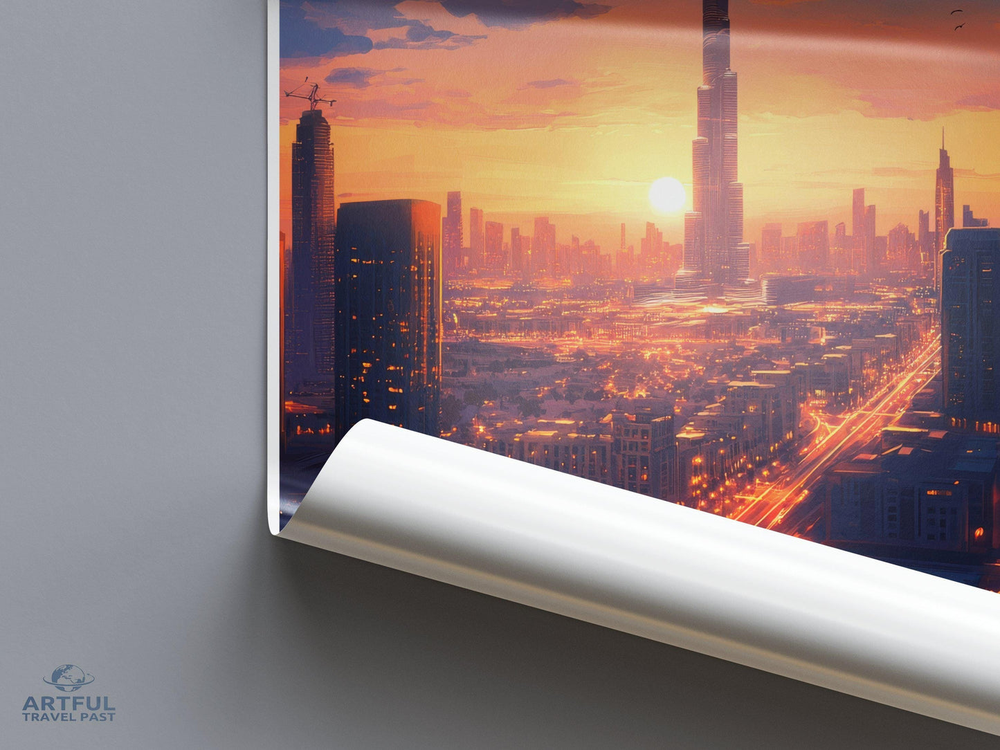 Dubai Poster | United Arab Emirates Wall Art
