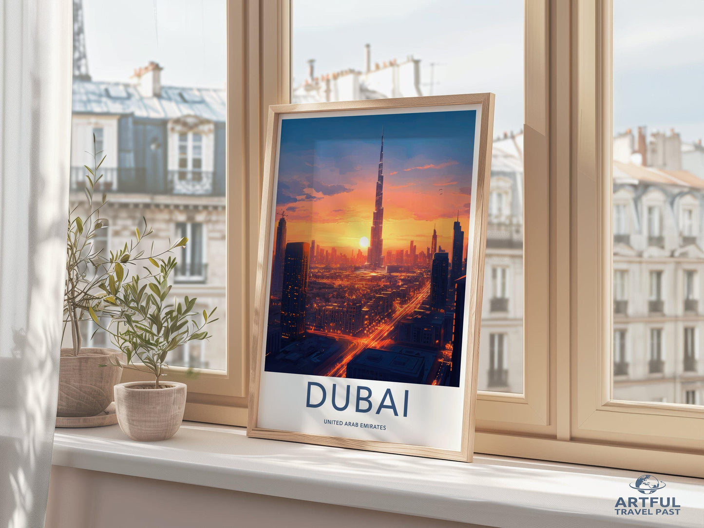 Dubai Poster | United Arab Emirates Wall Art
