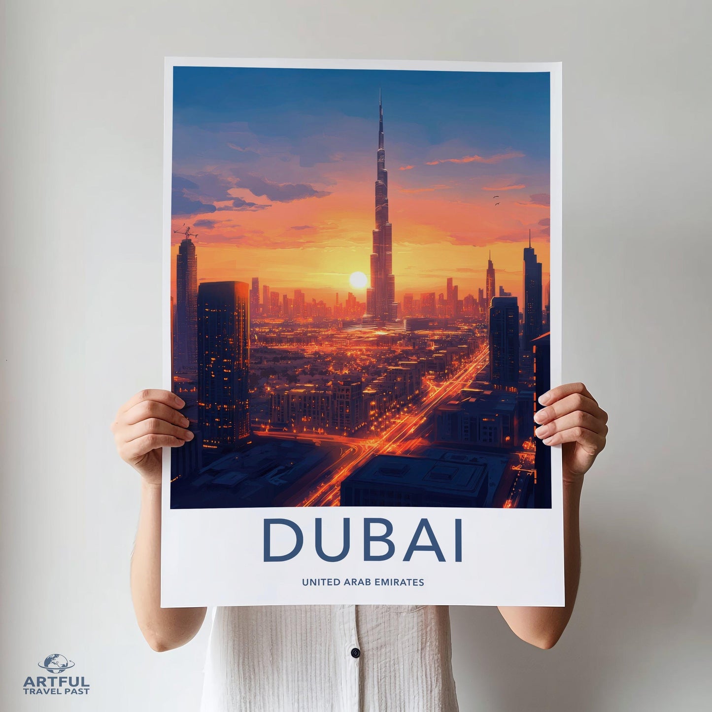 Dubai Poster | United Arab Emirates Wall Art