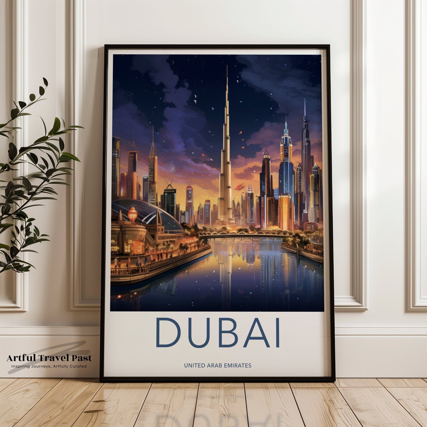 Dubai Poster | United Arab Emirates Wall Art