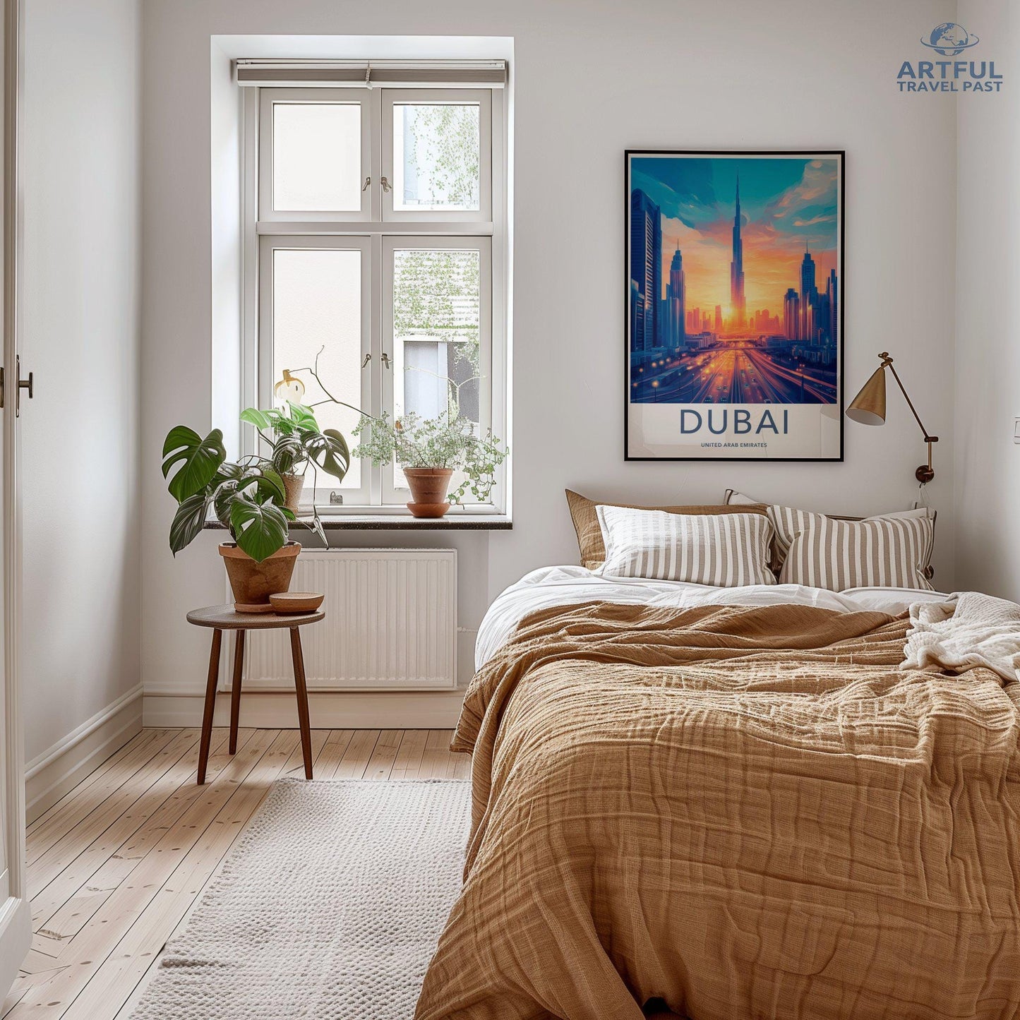 Dubai Poster | United Arab Emirates Wall Art | Middle East Decor