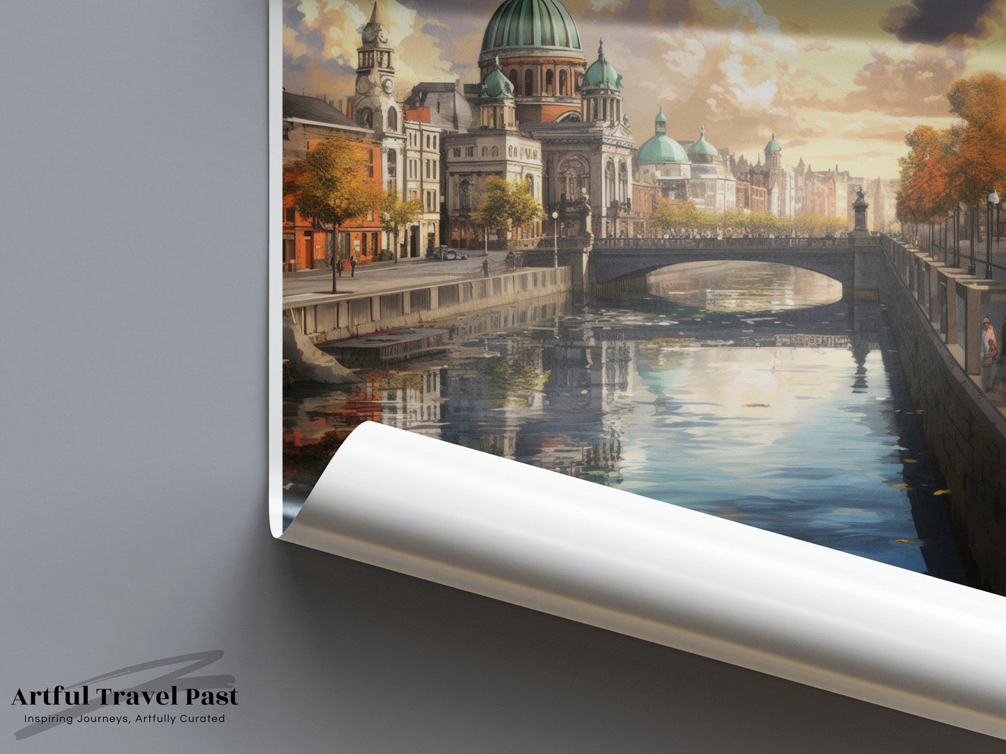 Dublin Poster | Ireland Wall Art | Europe Decor