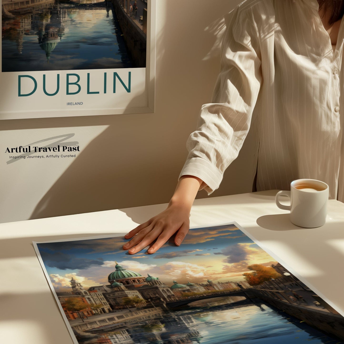 Dublin Poster | Ireland Wall Art | Europe Decor
