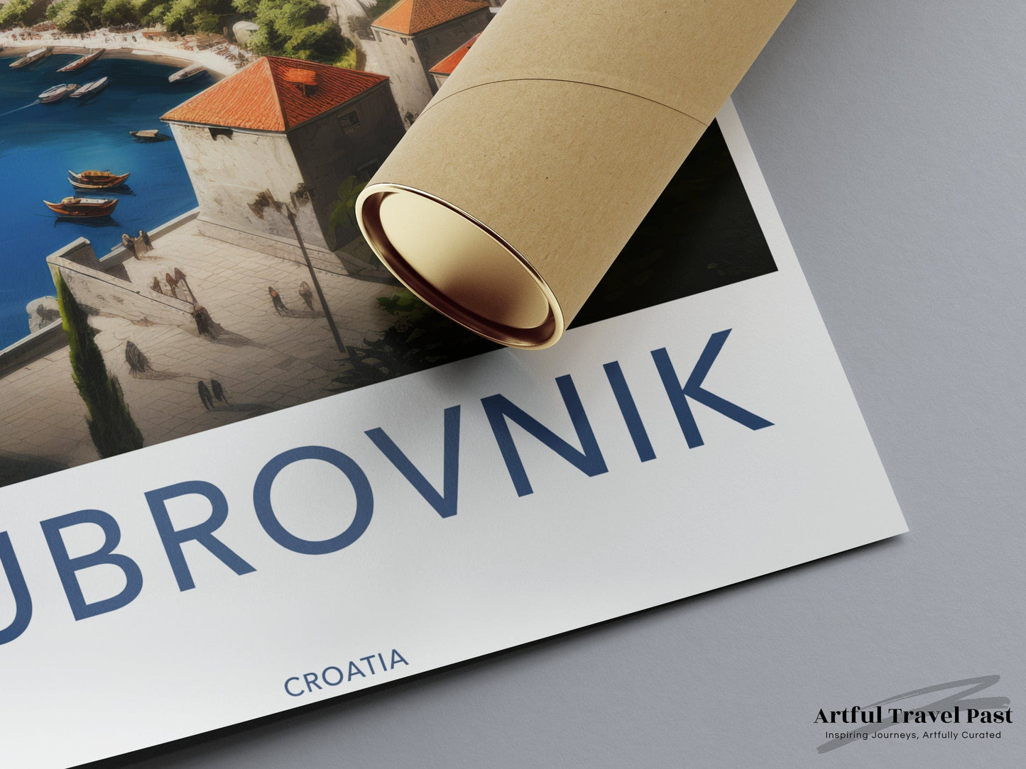 Dubrovnik Poster | Croatia Wall Art | Eastern Europe Artwork