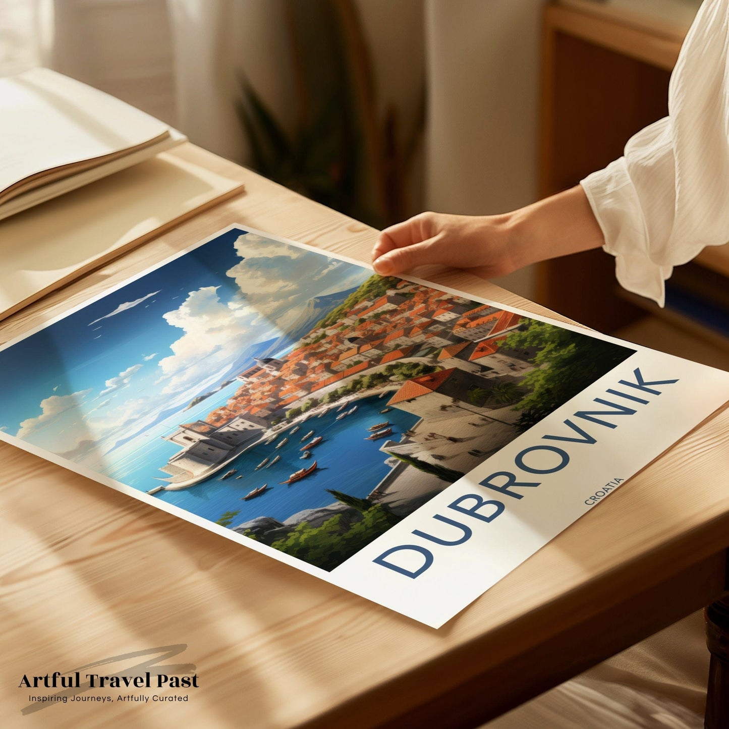 Dubrovnik Poster | Croatia Wall Art | Eastern Europe Artwork