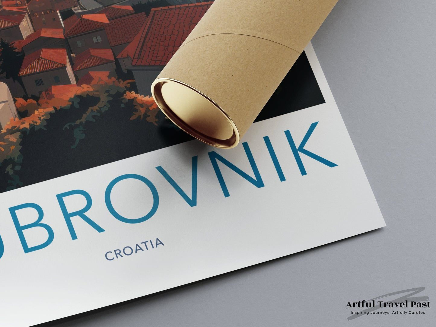 Dubrovnik Poster | Croatia Wall Art | Eastern Europe Artwork