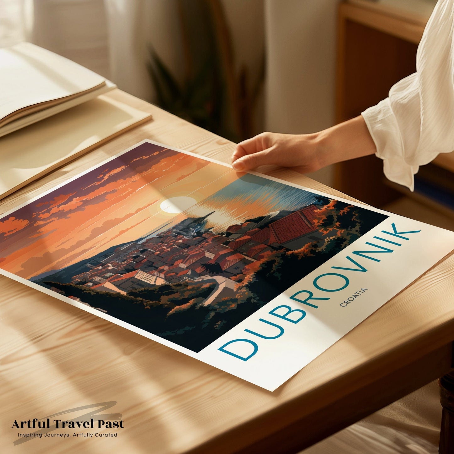 Dubrovnik Poster | Croatia Wall Art | Eastern Europe Artwork