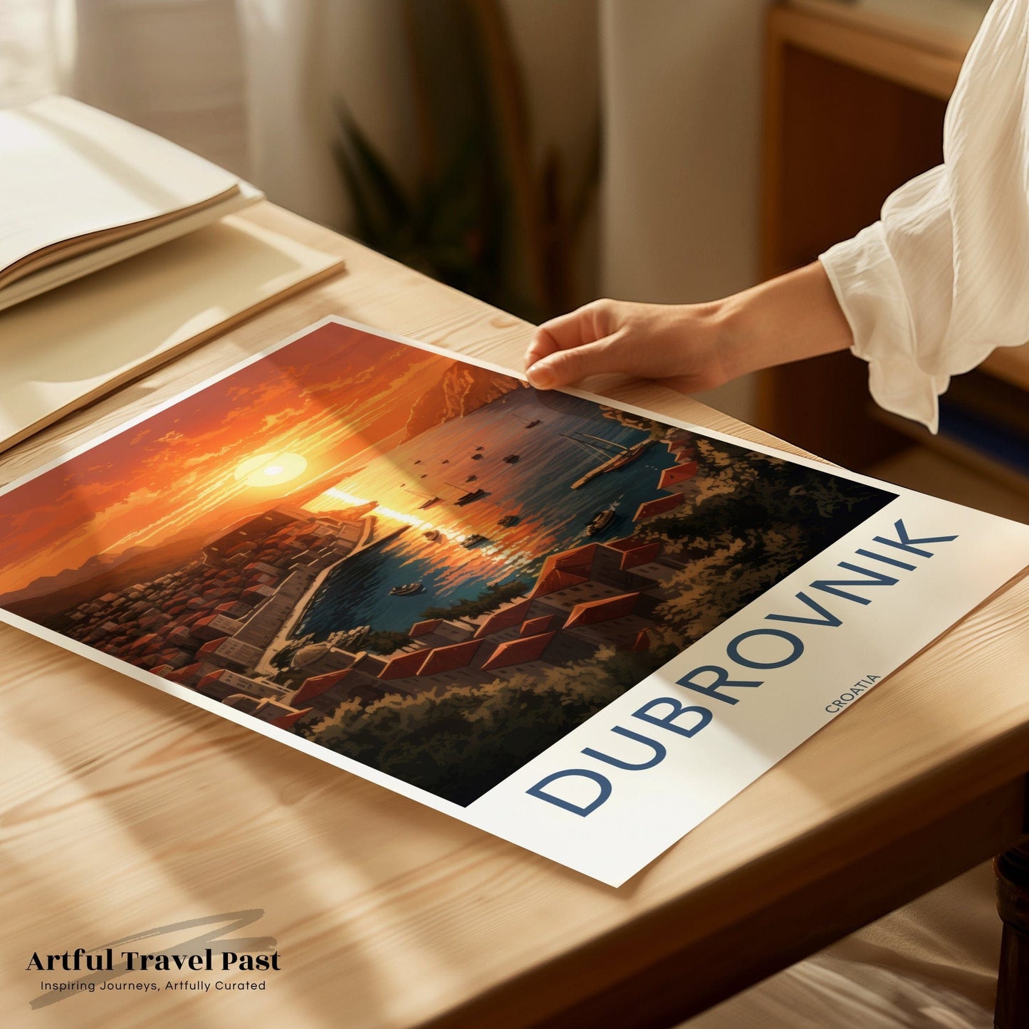 Dubrovnik Poster | Croatia Wall Art | Eastern Europe Decor