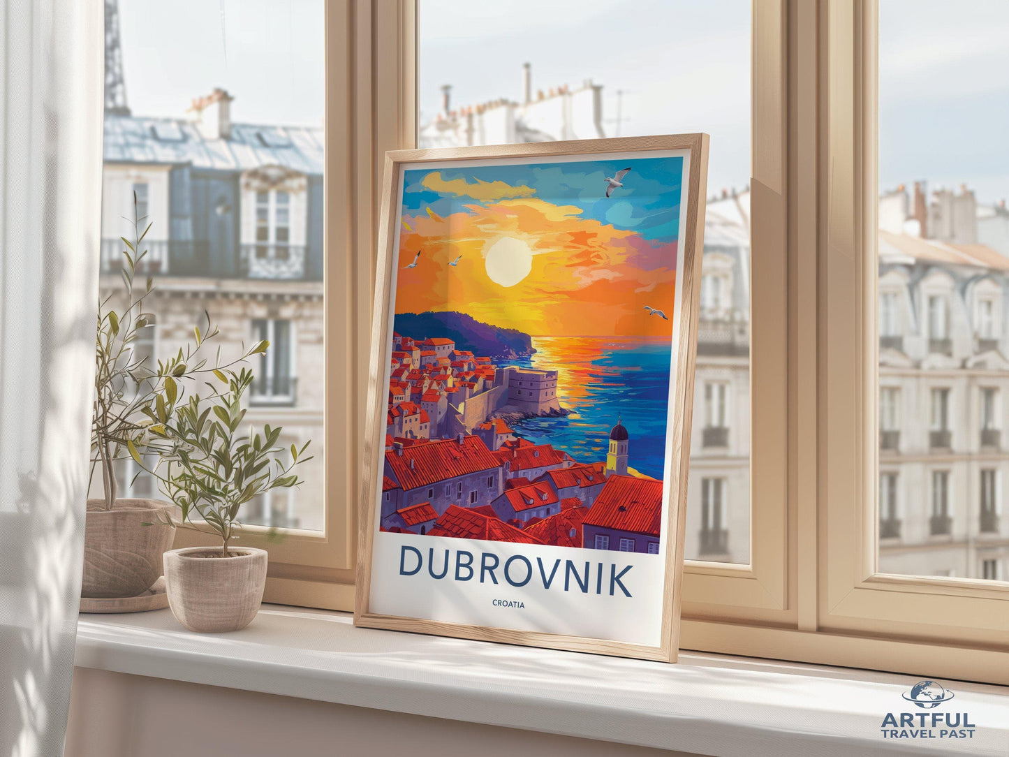 Dubrovnik Poster | Croatia Wall Art | Europe Decor