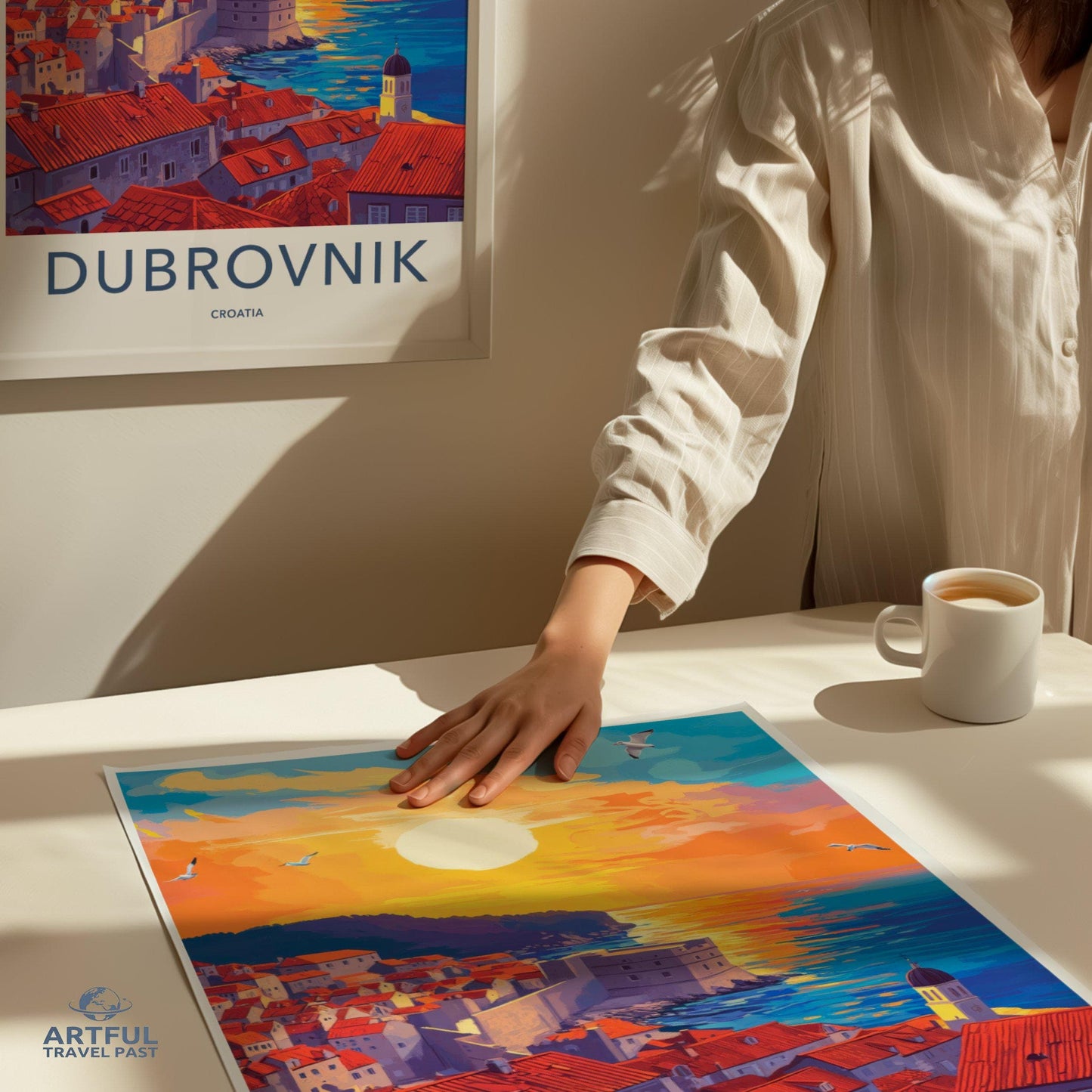 Dubrovnik Poster | Croatia Wall Art | Europe Decor